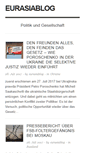 Mobile Screenshot of eurasiablog.de